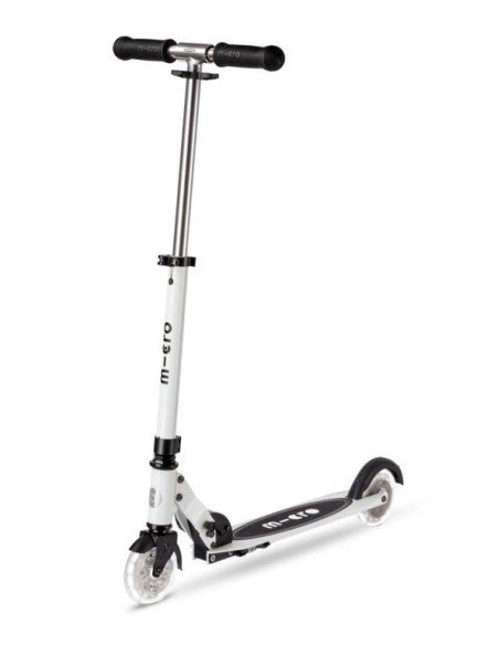 Patinete MICRO Sprite LED Glow blanco/azul