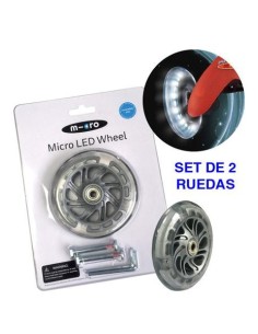 Ruedas LED Mini Micro 120mm