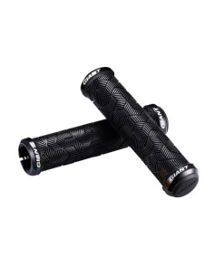 Puños Giant Tactal doble fijación - negro/negro