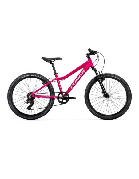 Bicicleta CONOR Junior 24" Mixta - Fucsia