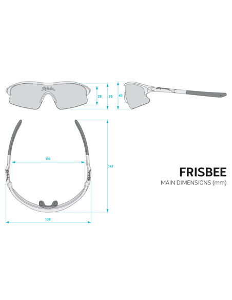 Gafas SPIUK FRISBEE Kids negra