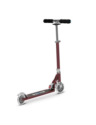 Patinete MICRO SPRITE burdeos LED