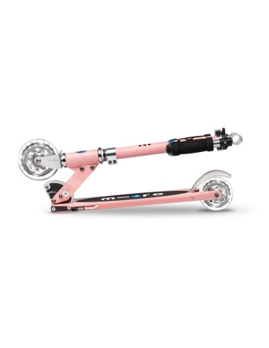 Patinete MICRO SPRITE rosa pastel LED