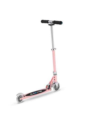 Patinete MICRO SPRITE rosa pastel LED