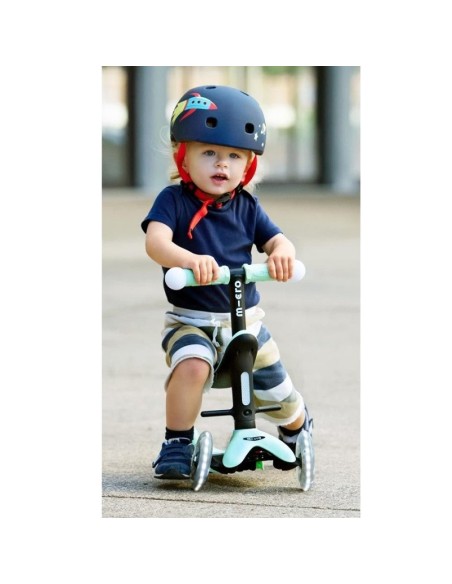 Patinete MINI 2 GROW Deluxe Magic LED Menta