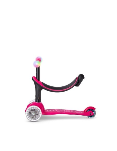 Patinete MINI 2 GROW Deluxe Magic LED Rosa